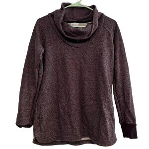 Columbia Womens Cowl Neck Pullover Sweater size medium Purple